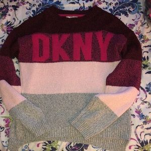 DKNY pink sweater